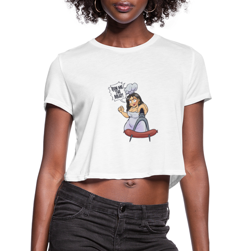 Women's Cropped T-Shirt - white