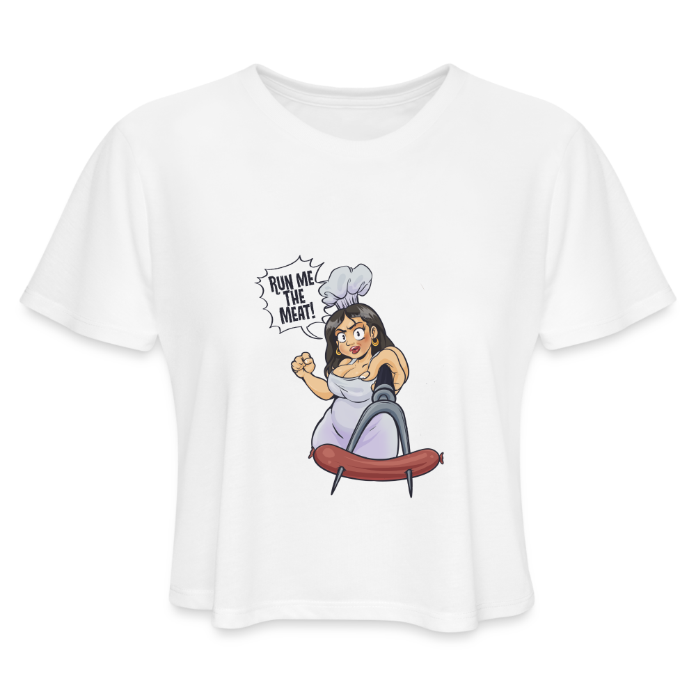 Women's Cropped T-Shirt - white