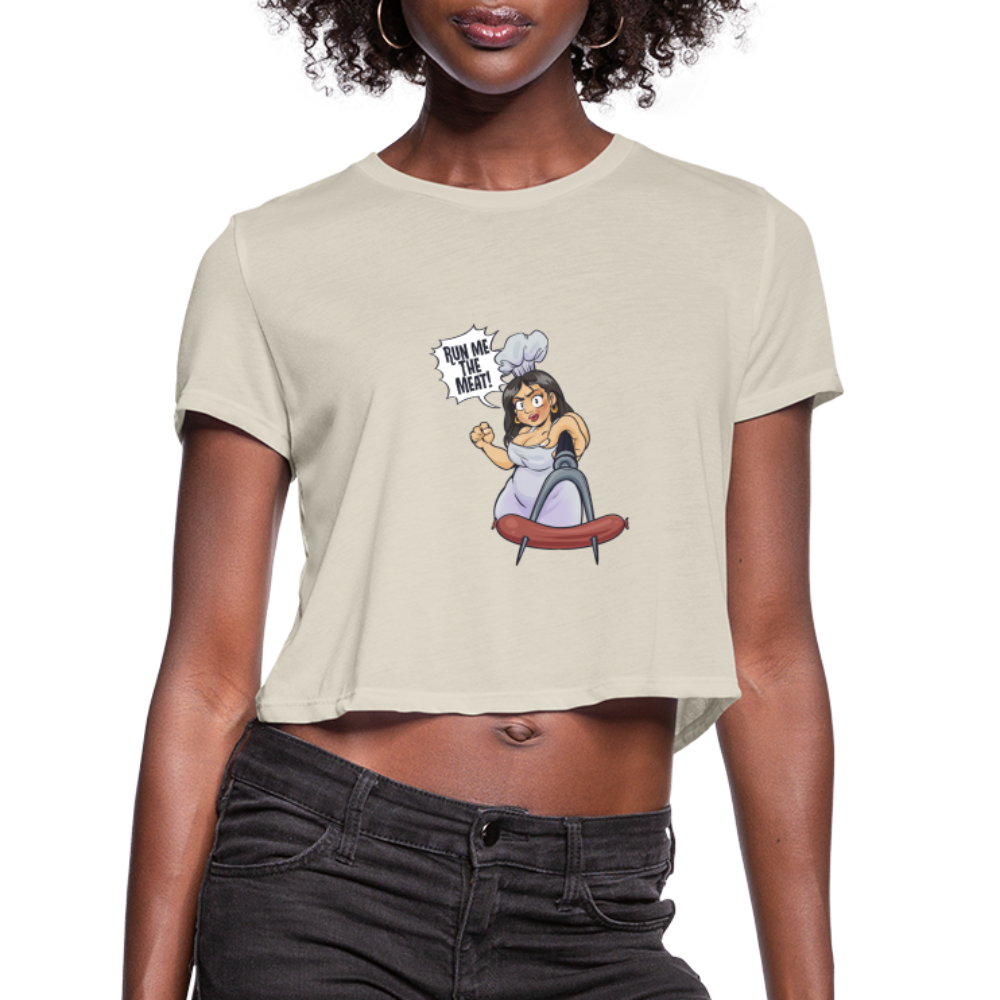 Women's Cropped T-Shirt - dust