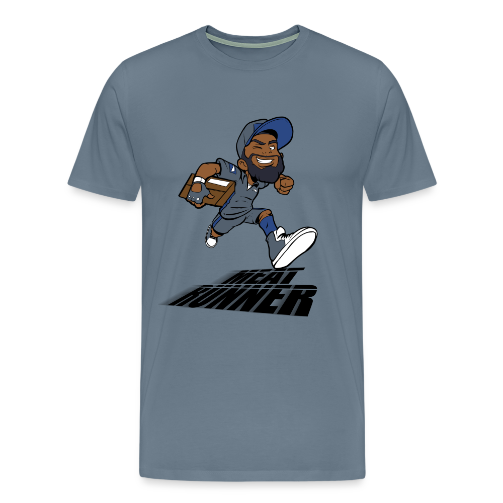 Meat Runner T-Shirt - steel blue