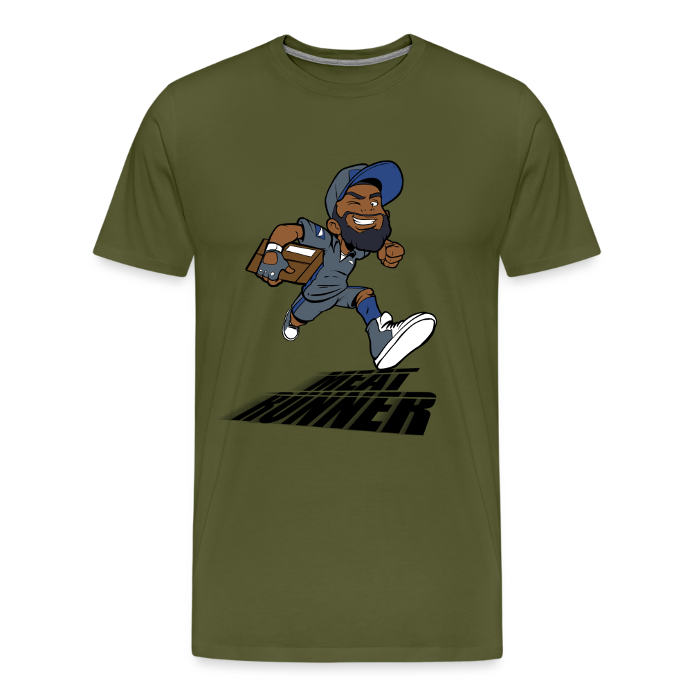 Meat Runner T-Shirt - olive green