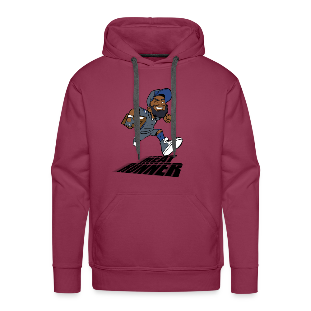 Meat Runner Premium Hoodie - burgundy